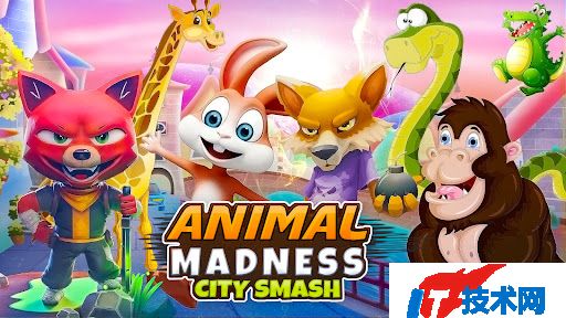 动物疯狂城市粉碎Animal Madness City Smash